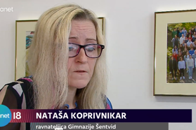Dijaki protestirajo proti nastopom poslanca SD Milana Brgleza v njihovi gimnaziji